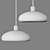 Elegant Iona Brass Pendant Light 3D model small image 2