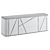 Fendi Antius 2021 Lacquer Sideboard: Elegant Luxury Storage Solution 3D model small image 8