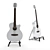 Elitaro E401OC Wight Guitar - 35k Low Poly Acoustic 3D model small image 2