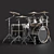 TAMA Performer Drum Set 3D model small image 5