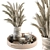 Gorgeous Wheat-Inspired White Decor Set 3D model small image 1