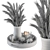 Gorgeous Wheat-Inspired White Decor Set 3D model small image 4