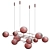 Elegant Galotti Chandelier: Bolle Orizzontale 3D model small image 3