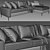 Elegant Nova Sofa: Modern Design 3D model small image 4