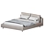 Insens SL-0035a Bed: Elegant and Comfortable 3D model small image 2