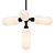 Troy Annex 4-Light Chandelier 3D model small image 1