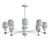 Elegant Tiffany Chandelier 2 3D model small image 2