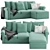 Versatile and Spacious Ikea Gronlid Corner Sofa 3D model small image 1