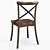 Elegant Gafton Cross Back Chair 3D model small image 2