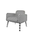 Modern Stylish Armchair: Wilber Hoff 3D model small image 3