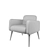 Modern Stylish Armchair: Wilber Hoff 3D model small image 4