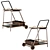 Decatur Bar Cart: Elegant and Functional 3D model small image 1