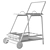 Decatur Bar Cart: Elegant and Functional 3D model small image 5