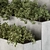 Concrete Outdoor Plant Set 277 3D model small image 3