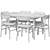 Luxurious Vedbo & Rönninge Dining Set 3D model small image 4