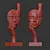 Modern Abstract People Sculpture 3D model small image 7