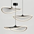Minimalist Ring Chandelier 3D model small image 2