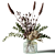 Elegant Grass Bouquet: Tall, Eucalyptus & Banksias 3D model small image 1