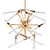 Aidan Gray Solitude Chandelier: Elegant Illumination 3D model small image 1