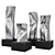 Sculptural Outdoor Decor: Abstract Modern Figures 3D model small image 2