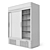 Capri 1.5 Compartment Refrigerated Cabinet 3D model small image 3