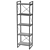 Vintage Crossback Bookshelf 3D model small image 3