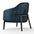  Piaval Trench Armchair - Sleek and Stylish Design 3D model small image 4