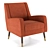 Elegant Wilde Armchair 3D model small image 1