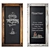  Rustic Wood Frame Chalkboard Set 3D model small image 1