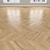 Oak Parquet: Herringbone, Linear, Chevron 3D model small image 4