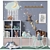 Modern Kids Room Decor: Ikea Collection 3D model small image 1