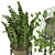 Ferm Living Bau Pot Large - Set 0076: Stylish Indoor Plants 3D model small image 2