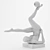 Yoga People Sculpture Set - Artistic Home Decor 3D model small image 1