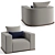 Fendi Casa Memoire Lite Armchair 3D model small image 2