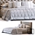 Adler King Bed - Restoration Hardware 3D model small image 1