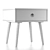 Polly Bedside Table: Modern Design 3D model small image 4