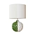 Green Ceramic Table Lamp: Odyssey 3D model small image 3