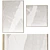 Waveform Plaster Paintings - Handcrafted Set 3D model small image 1