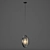 Industrial Charcoal Silverton Ceiling Lamp 3D model small image 3