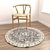 Versatile Round Rugs Set - No 309 3D model small image 2