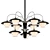 Elegant Hudson Valley Barron Chandelier 3D model small image 1