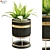 Elegant Greenery in Vase 3D model small image 1