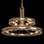 Glamorous Clover 16-Light Chandelier 3D model small image 1