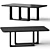 Versatile CB2 Dining Table: Stylish and Functional 3D model small image 1