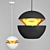 Illuminating Apple: Stylish LED Pendant 3D model small image 4