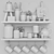 Elegant Kitchenware Set: Kettle, Teapot, Cup 3D model small image 2