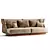 Luxury Lancaster Sofa by Bentley 3D model small image 2