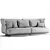 Luxury Lancaster Sofa by Bentley 3D model small image 7