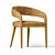 Lisette Dining Chair: Sleek and Modern 3D model small image 1
