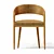 Lisette Dining Chair: Sleek and Modern 3D model small image 2